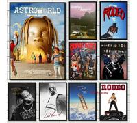 Hip Hop chanteur rappeur Travis Scott Astroworld/Jackboys Album de musique couverture affiche toile peinture mur photos maison dortoir décor 13