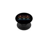 Hip Hop Chimie Elements Tableau périodique Science Humour Rap PopSockets PopGrip Adhésif
