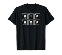 Hip Hop Chimie Elements Tableau périodique Science Humour Rap T-Shirt