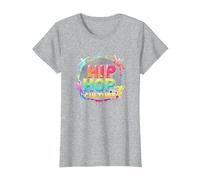 Hip Hop Culture Vibrant Urban Beat pour Les Hommes Amateurs de Musique T-Shirt, Femme, Gris Chiné, M