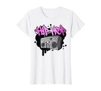 Hip Hop Dance Street Art Graffiti Spray Peinture Danse Danseuse T-Shirt Graphique avec Valeur