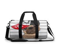 Hip Hop Dog Sac De Sport Gym Sac De Voyage Sac Week-End Duffel Bag pour Camping Randonnée Voyage 45x23x23cm