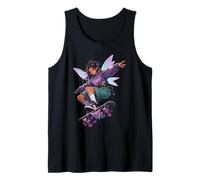 Hip Hop Fairy Skateboarder B-Girl Skateboard Débardeur
