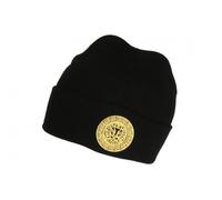 Hip Hop Honour Bonnet Lion Dore Laine Noire Classe et Tendance Wildy - Taille Unique - Noir