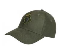 -Hip Hop Honour-Casquette Couronne Verte et Doree Strass Coeur en Daim Corona - Vert Taille unique