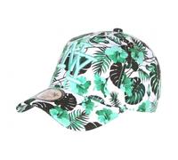 Hip Hop Honour Casquette Enfant Blanche Verte a Fleurs Tropicales Bali 7 a 12 Ans - Taille Unique - Vert