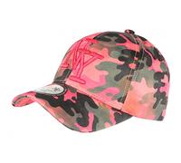 Hip Hop Honour Casquette Enfant Camouflage Corail et Noire NY Baseball Kyska 7 a 12 Ans - Taille Unique - Rouge