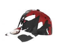 Hip Hop Honour Casquette Enfant Camouflage Rouge Noire Militaire Baseball NY Chief 7 à 12 Ans - Taille Unique - Rouge
