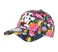 Hip Hop Honour Casquette Enfant Flamants Roses Print Tropical NY Baseball de 7 a 11 Ans - Taille Unique - Rose