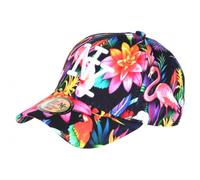 Hip Hop Honour Casquette Enfant Flamants Roses Style Tropical NY Baseball de 7 a 11 Ans - Taille Unique - Rose
