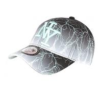 Hip Hop Honour Casquette Enfant Grise et Bleue Design Original Eklyr NY Baseball de 7 à 12 Ans - Taille Unique - Gris
