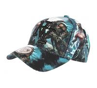 Hip Hop Honour Casquette Enfant Loup Garou Verte Design Original NY Baseball Wolf 7 a 12 Ans - Taille Unique - Vert
