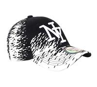 Hip Hop Honour Casquette Enfant Noire Tags Blancs City Baseball Tendance Noryk de 7 à 11 Ans - Taille Unique - Blanc