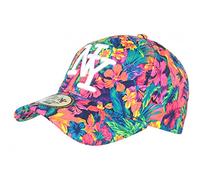 Hip Hop Honour Casquette Enfant Orange et Bleue Fleurs Phuket Baseball de 7 à 11 Ans - Taille Unique - Orange
