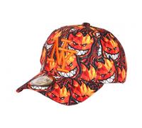 Hip Hop Honour Casquette Enfant Orange Noire Originale Diablotins Fire 7 a 11 Ans - Taille Unique - Orange