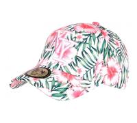 Hip Hop Honour Casquette Enfant Rose Fleurs Tropicales Baseball NY Hawai 7 a 12 Ans - Taille Unique - Rose