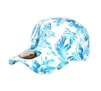 Hip Hop Honour Casquette Enfant Tropicale Fleurs Bleues Baseball NY Hawai 7 a 12 Ans - Taille Unique - Bleu
