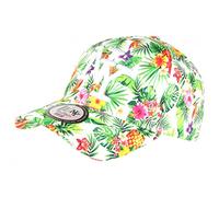 Hip Hop Honour Casquette Enfant Vertes Fleurs Jaunes Tropicales Baseball NY Phuket de 7 a 12 Ans - Taille Unique - Vert