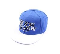Hip Hop Honour Casquette Fitted NY Bleue et Blanche - Taille Unique - Bleu