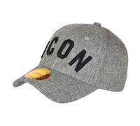 -Hip Hop Honour-Casquette ICON Grise Noire Chinee Classe Look Lin Baseball Rylyk - Gris Taille unique