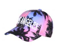 Hip Hop Honour Casquette Los Angeles Violette Rose Tropicale Palmiers Streetwear Sunrise - Taille Unique - Violet