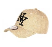 -Hip Hop Honour-Casquette NY Beige Denim Chinee Classe Tendance Baseball Laxy - Beige Taille unique