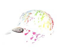 Hip Hop Honour Casquette NY Blanche et Rouge Design Peinture Baseball Painter - Taille Unique - Blanc