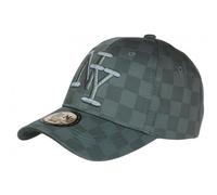 Hip Hop Honour Casquette NY Bleue en Damier Tendance Classe Visiere Baseball Luyvyk - Taille Unique - Bleu