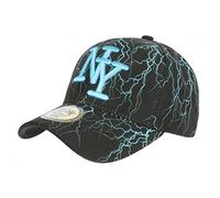 Hip Hop Honour Casquette NY Bleue et Noire Originale Baseball Fashion Eklyr - Taille: Taille Unique - Couleur: Bleu - Homme