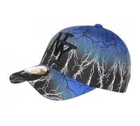 -Hip Hop Honour-Casquette NY Bleue Print Original Streetwear Baseball Fashion Eklyr - Bleu Taille unique