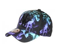-Hip Hop Honour-Casquette NY Bleue Violette Noire Streetwear Fashion Baseball Smoky - Noir Taille unique