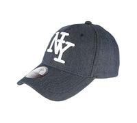 Hip Hop Honour Casquette NY Blue Jean Denim aseball Boston - Taille Unique - Bleu