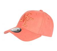 Hip Hop Honour Casquette NY Daim Orange Corail Tendance Visiere Baseball Utchy - Taille Unique - Orange