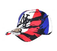 Hip Hop Honour Casquette NY Enfant France Drapeau Bleu Blanc Rouge de 7 a 11 Ans - Taille Unique - Bleu