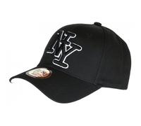 -Hip Hop Honour-Casquette NY Noire et Blanche Classe Visiere Baseball Broadwyx - Noir Taille unique