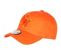 -Hip Hop Honour-Casquette NY Orange en Coton Tendance Visiere Baseball Stazky - Orange Taille unique