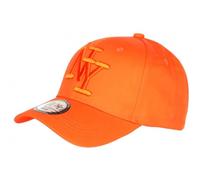 Hip Hop Honour Casquette NY Orange en Coton Tendance Visiere Baseball Stazky - Taille Unique - Orange