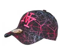 -Hip Hop Honour-Casquette NY Rose et Bleue Design Original Baseball Spider - Rose Taille unique