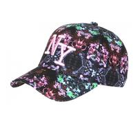-Hip Hop Honour-Casquette NY Rose et Verte City Cosmos Rorak Baseball - Rose Taille unique