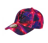 -Hip Hop Honour-Casquette NY Rouge et Bleue Streetwear Cosmos Nebulyx - Rouge Taille unique