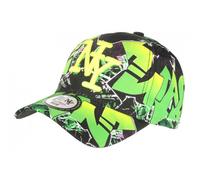 -Hip Hop Honour-Casquette NY Vert Fluo et Noire Design Fun Streetwear Baseball Larsy - Vert