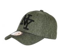 Hip Hop Honour Casquette NY Verte Denim Chinee Classe Tendance Baseball Laxy - Taille Unique - Vert