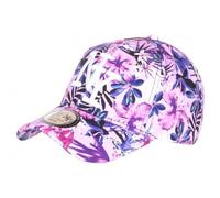 Hip Hop Honour Casquette NY Violette Fleurs Exotiques Tropicale Baseball Bali - Taille Unique - Violet