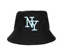 Hip Hop Honour Chapeau Bob Bleu et Noir Tendance en Coton Classe Staky - Taille Unique - Bleu