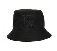 -Hip Hop Honour-Chapeau Bob NY Noir Tendance en Coton Classe Staky - Noir Taille unique
