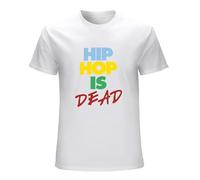 Hip Hop is Dead Music Rap Punk Emo Alternative T Shirt Men White S