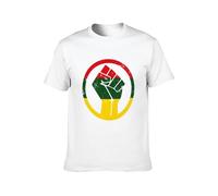 Hip Hop Lives Matter Power for People Printed Unisex T-Shirt Printed Tee White Mens Top Shirt S