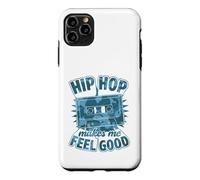 Hip Hop Makes Me Feel Good Retro Cassette Graphique Coque pour iPhone 11 Pro Max