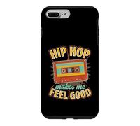 Hip Hop Makes Me Feel Good Retro Cassette Graphique Coque pour iPhone 7 Plus/8 Plus
