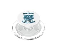 Hip Hop Makes Me Feel Good Retro Cassette Graphique PopSockets PopGrip pour MagSafe